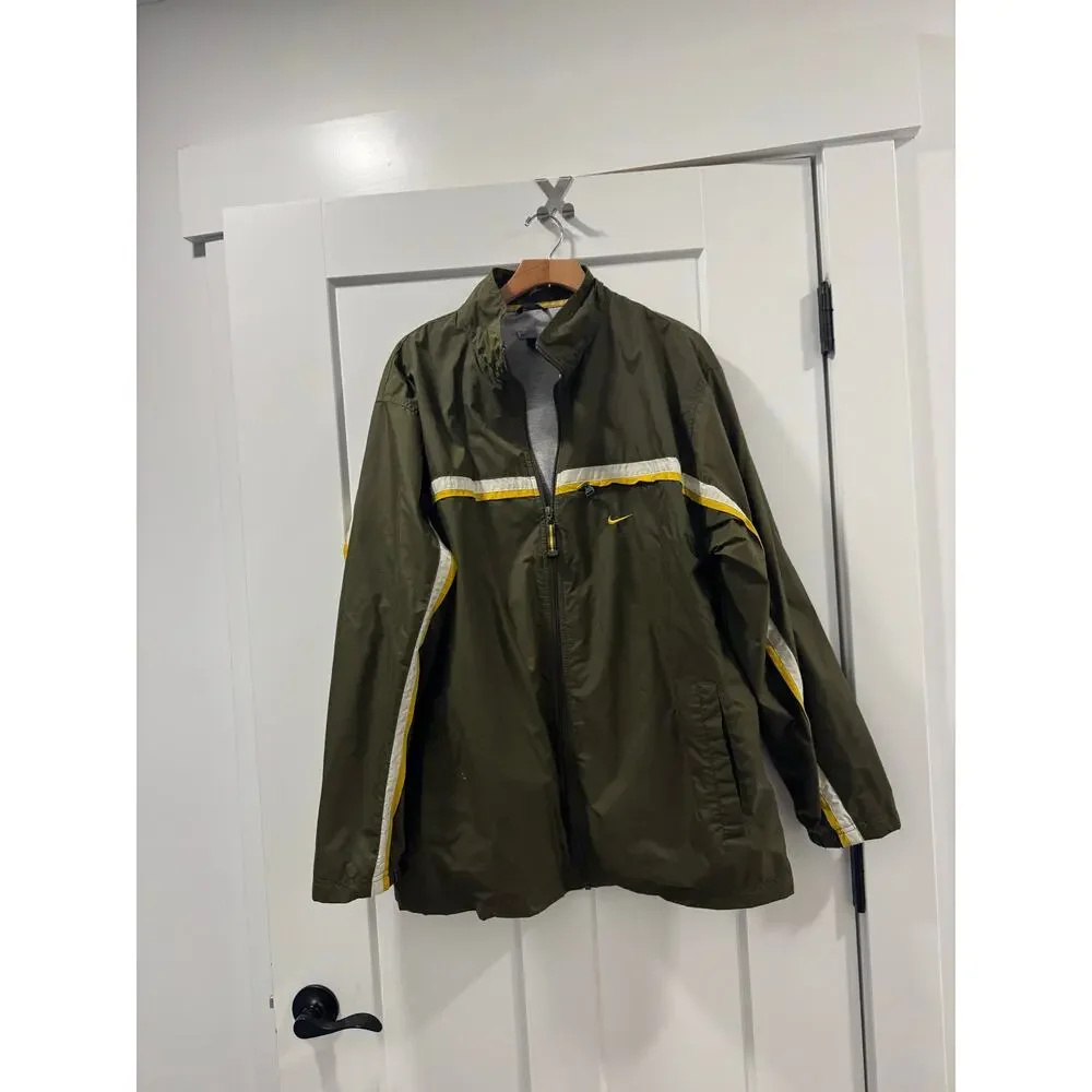 VTG 90's Green Nike Lined Jacket large